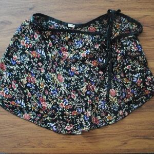 Ballet floral wrap skirt
